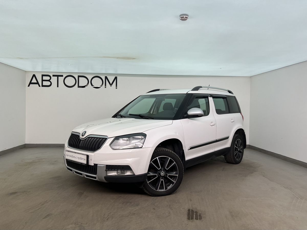 Skoda Yeti I [рестайлинг] 1.8 AMT 4WD (152 л.с.) Style Белый 2015 с пробегом 150 555 км