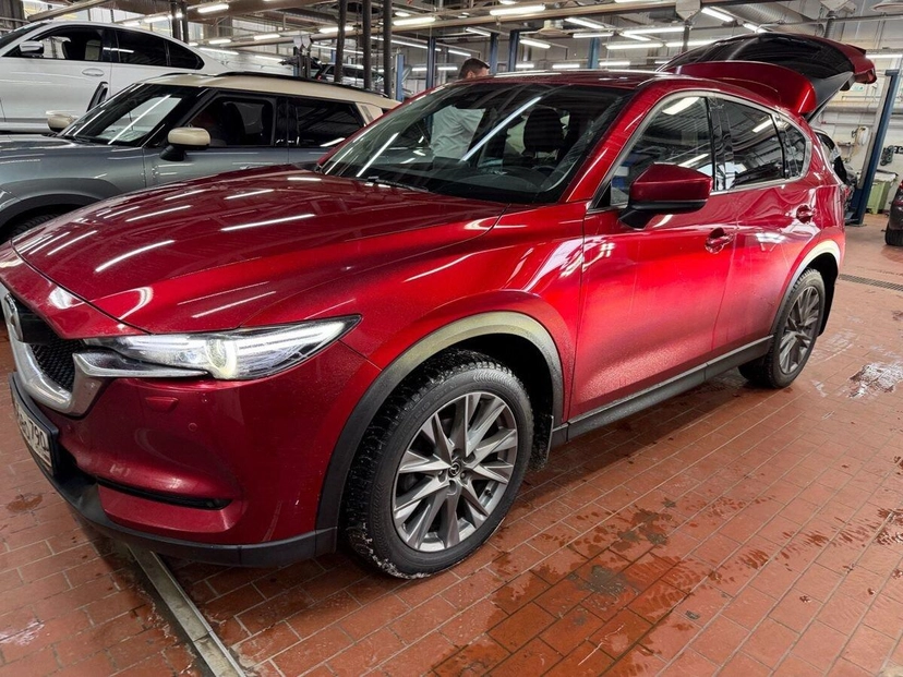 Автомобиль Mazda CX-5 II поколение 2.5 AT 4WD (194 л.с.) Supreme (Пакет 8) (2017-2020) Красный 2020 с пробегом 76 702 км