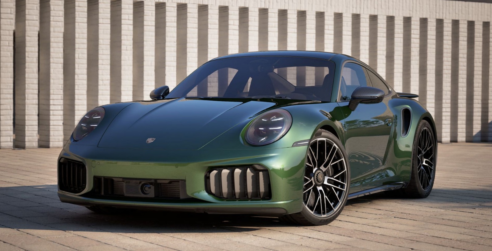 Porsche 911 VIII (992) [рестайлинг] Turbo S 3.6hyb AMT 4WD (711 л.с.) Turbo S Зелёный 2026 